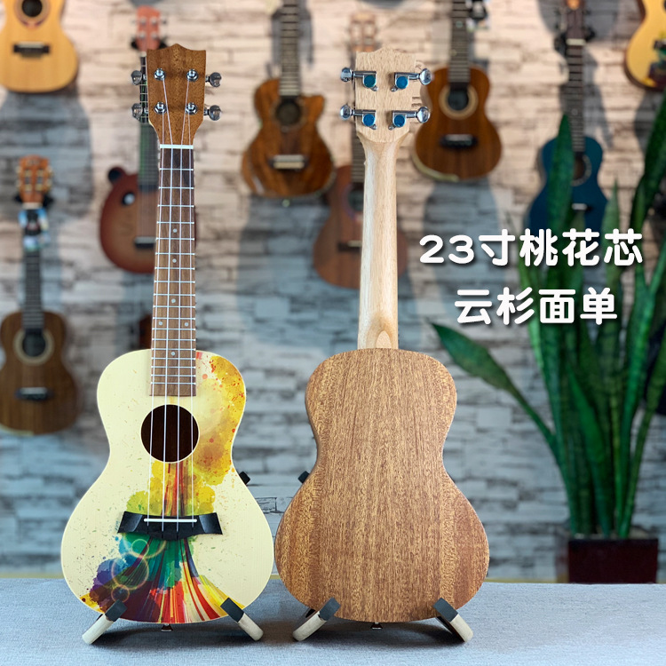 23寸桃花芯云杉面单 绘画