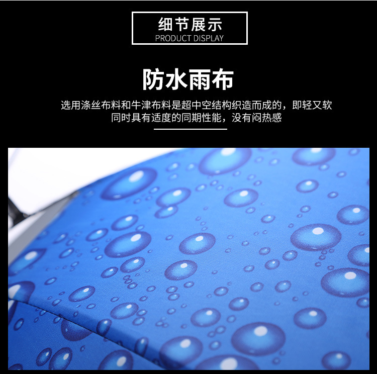 77cm双层防风头戴伞帽户外防晒紫外线钓鱼雨伞遮阳