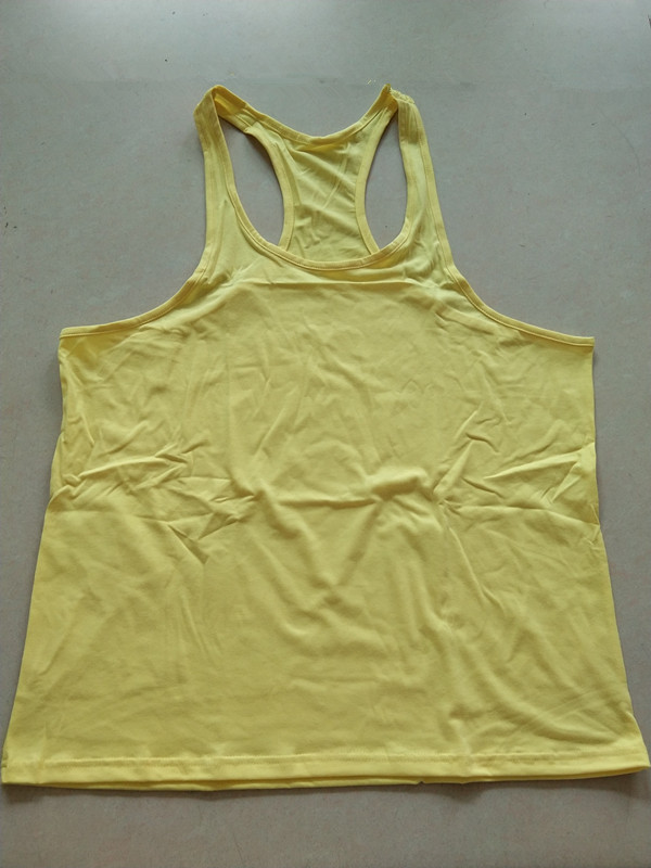 Y382纯色男士背心7