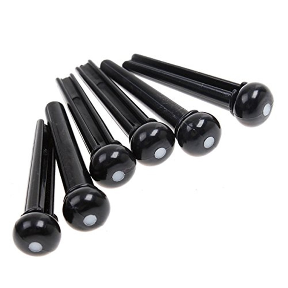 民谣吉他 卷弦器 上下琴枕 黑白弦钉吉他配件组合