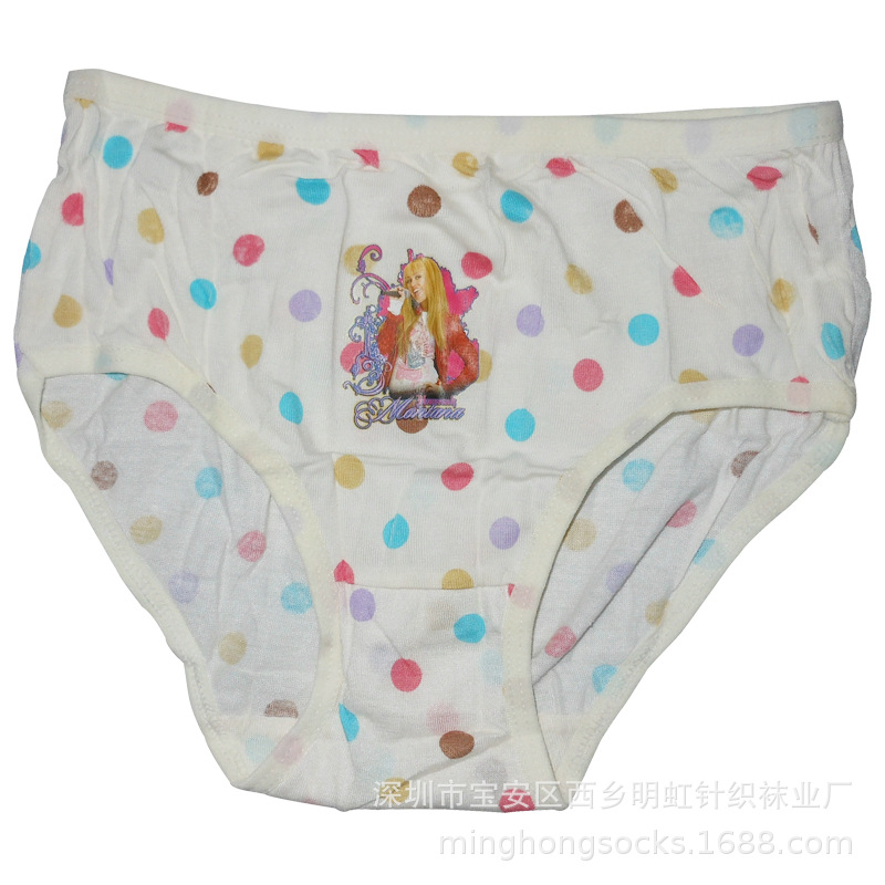 印花女童内裤