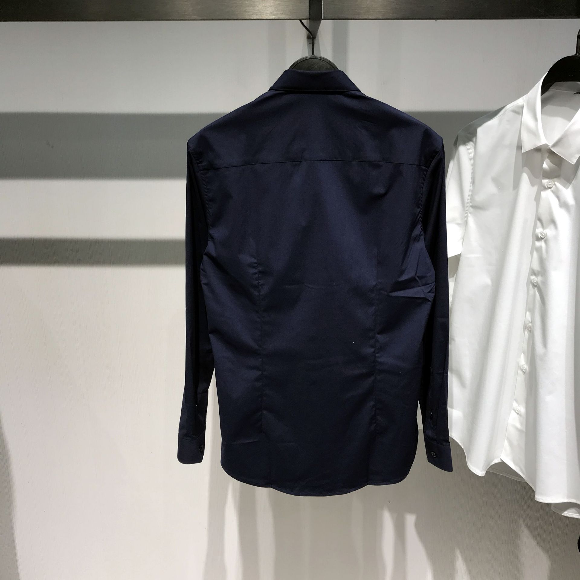 黑白藏青三色衬衫