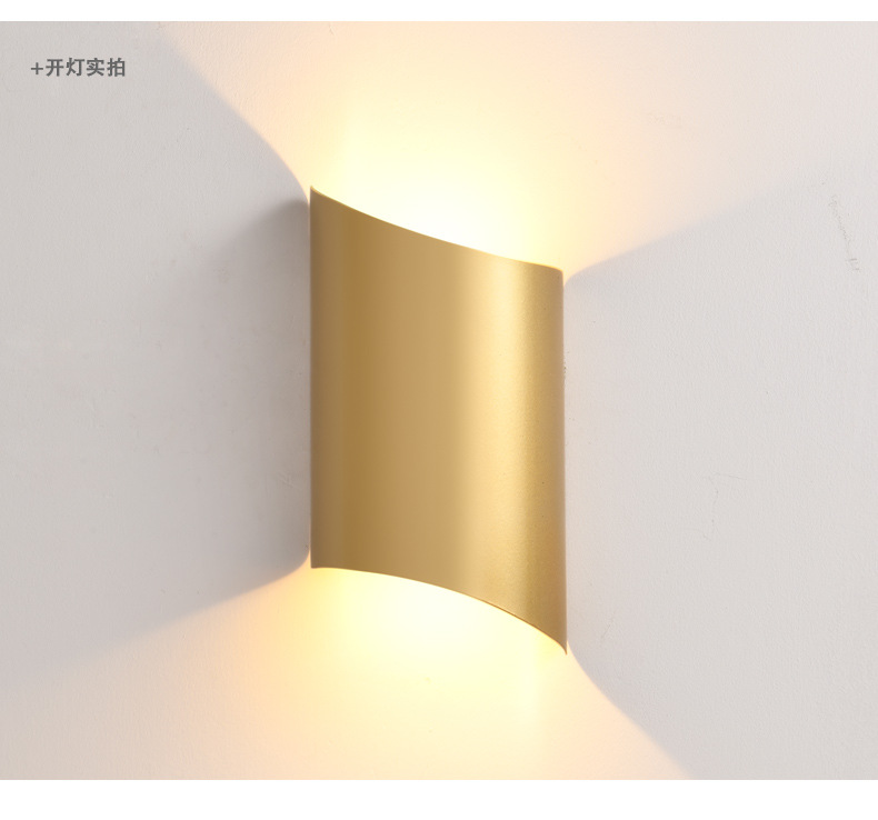 金色壁灯弧形sqb065