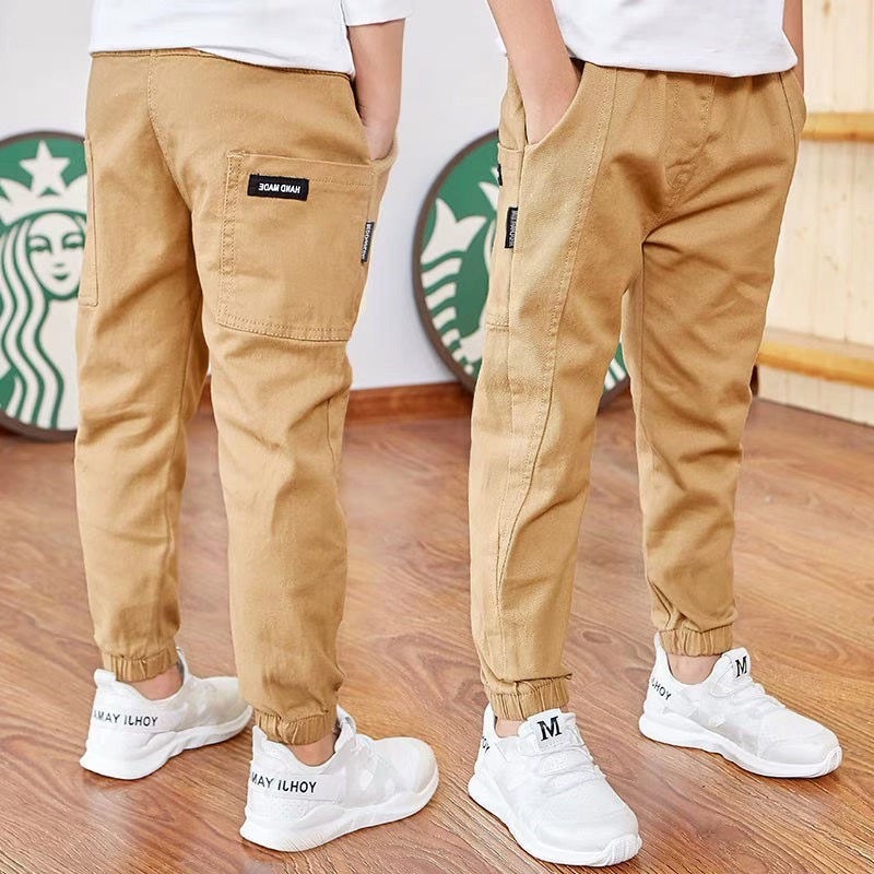 帮手主图-童装男童裤子韩版休闲裤儿童春秋长裤2019春装中大