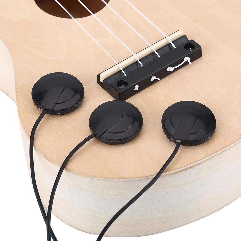 曼陀铃吉他尤克里里拾音器传感器3个传感片不带孔