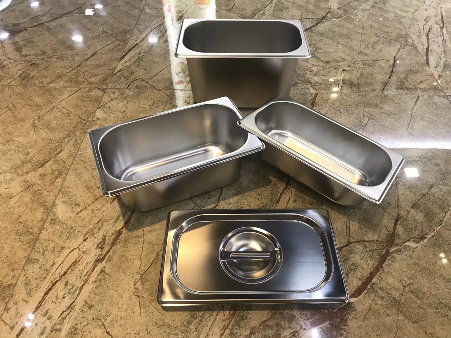 份数盆 不锈钢,厂家直销美式不锈钢份数盆,加厚分数盆 自助餐分菜盆 不锈钢份数盒