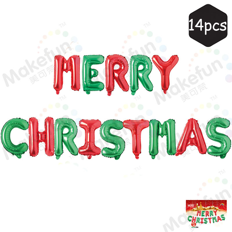 圣诞字母套装红绿色