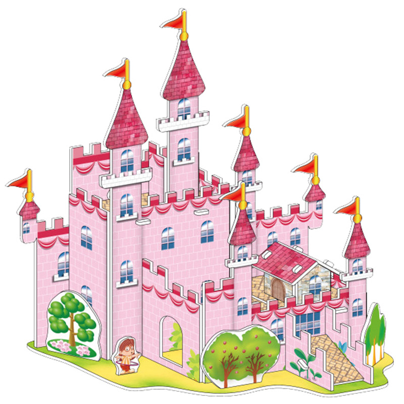 1690-25粉色小城堡