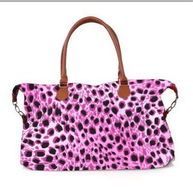 豹纹印花粉红色1