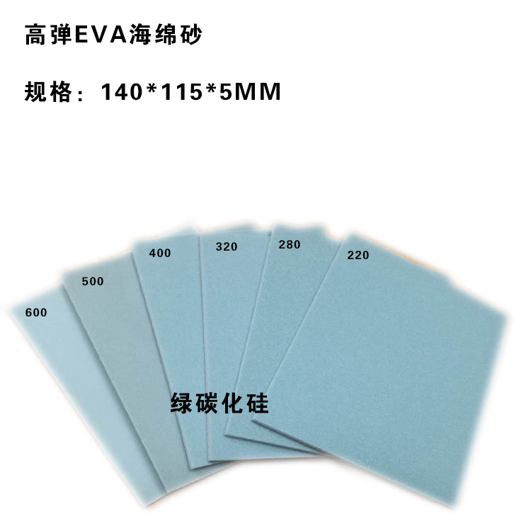 绿碳化硅海绵砂纸