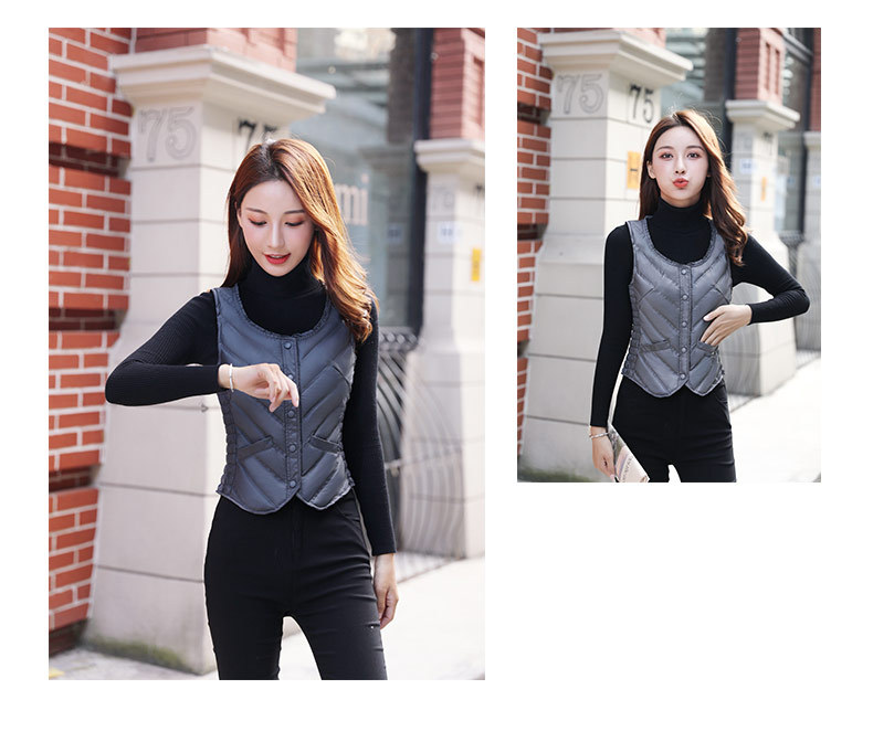 1608新款扣子马甲