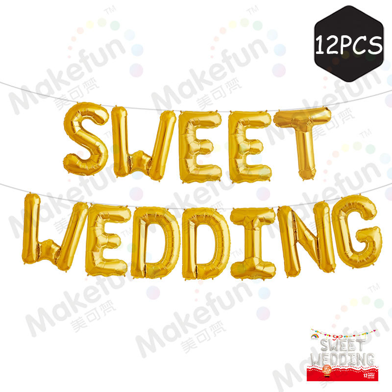 sweet-wedding套装金色