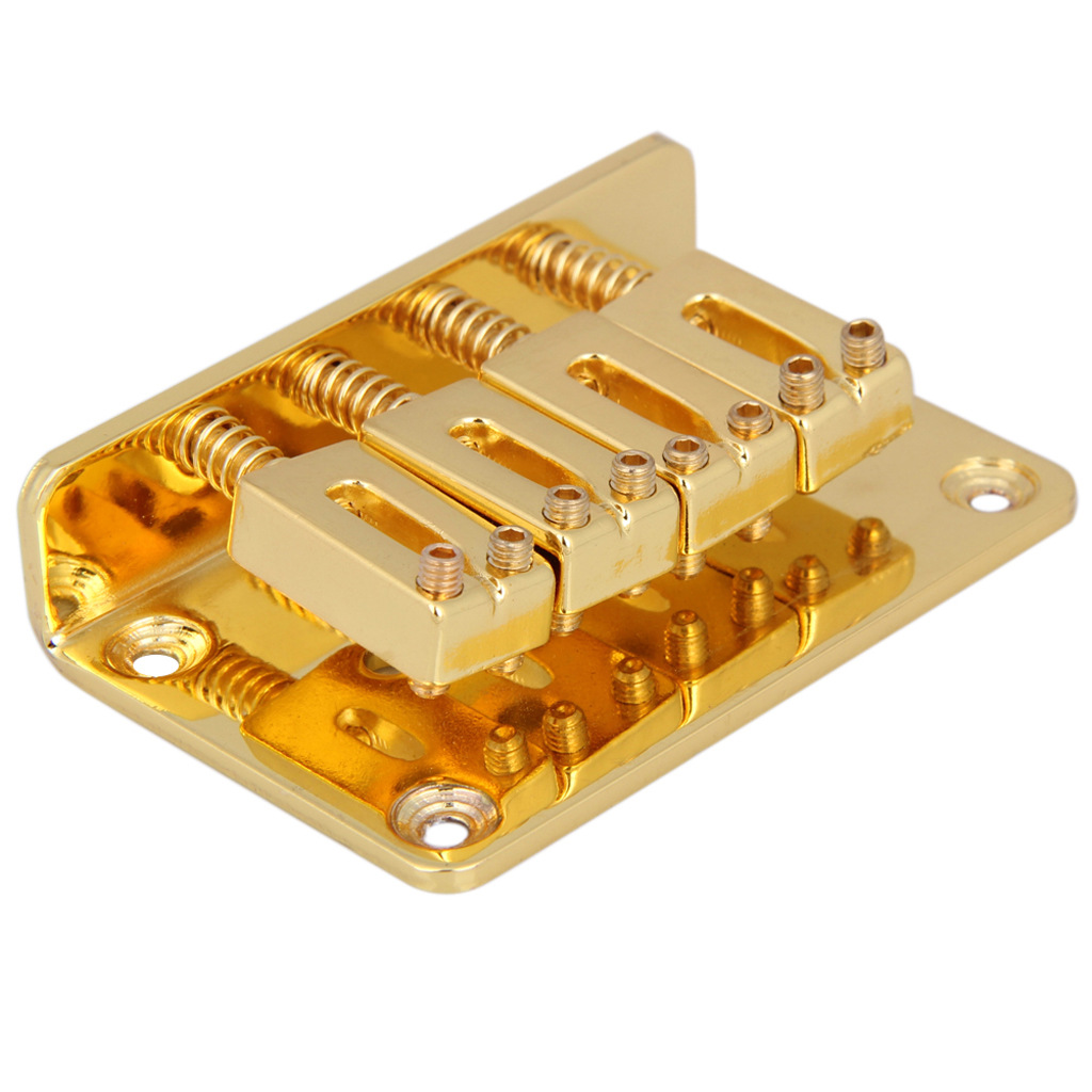 4弦电吉他琴桥 金色 电吉他 电贝司 尤克里里 乐