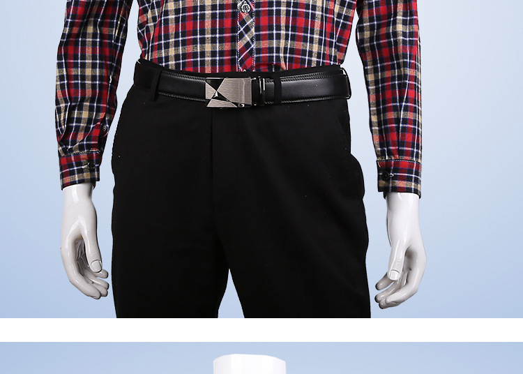 男格子衬衣详情图7