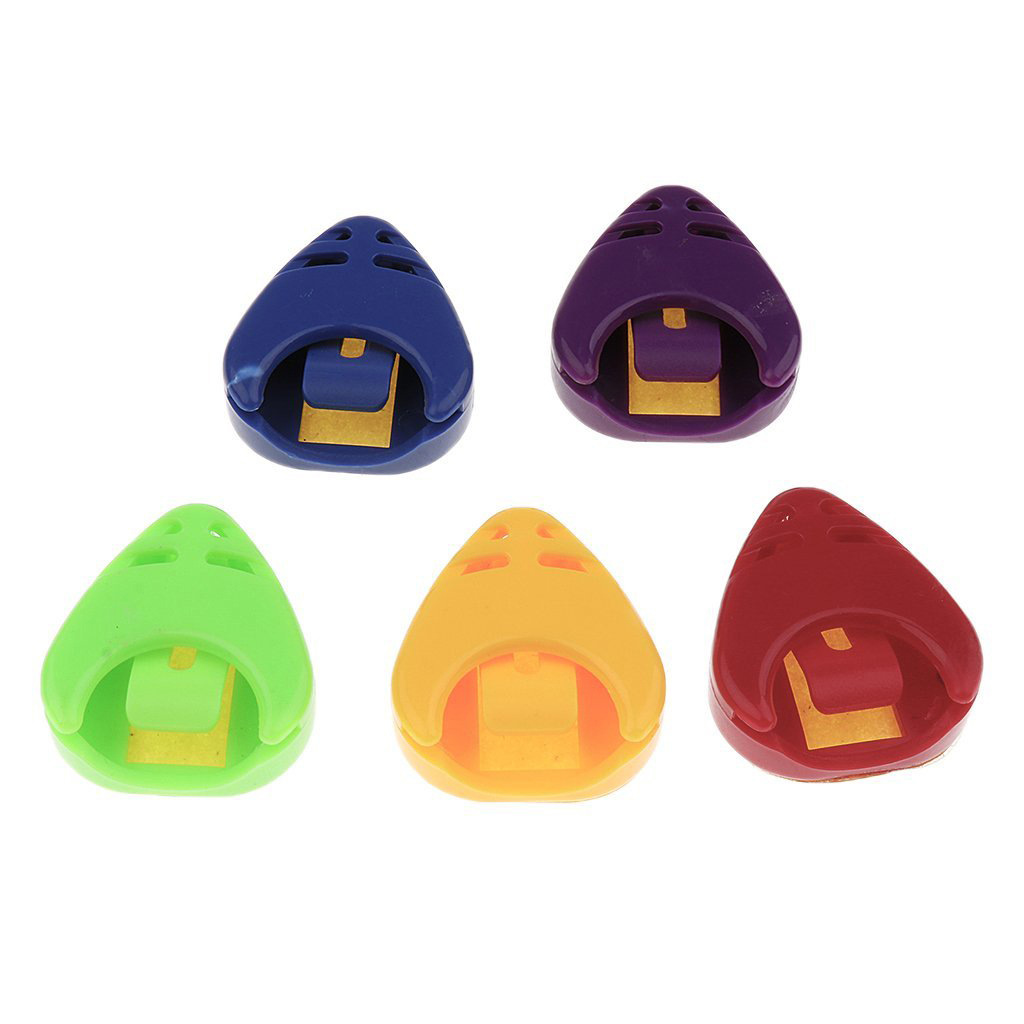 4套20PCS硅胶防痛指套 10PCS美妙拨片