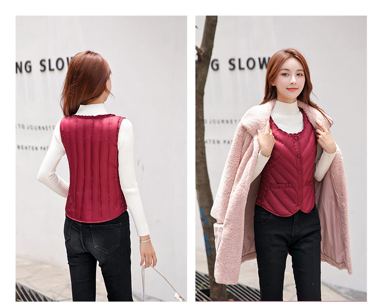 1608新款扣子马甲