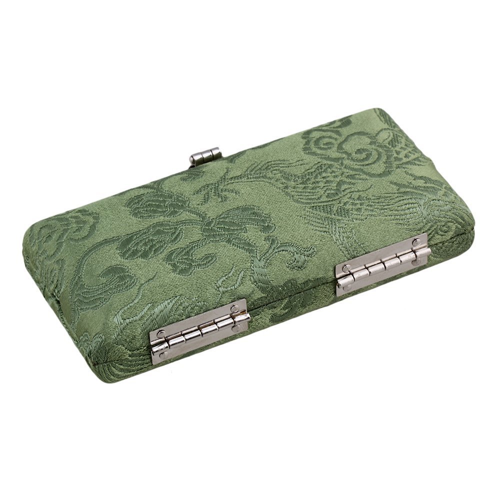 3只装丝绸双簧管哨片盒 绿色 乐器配件