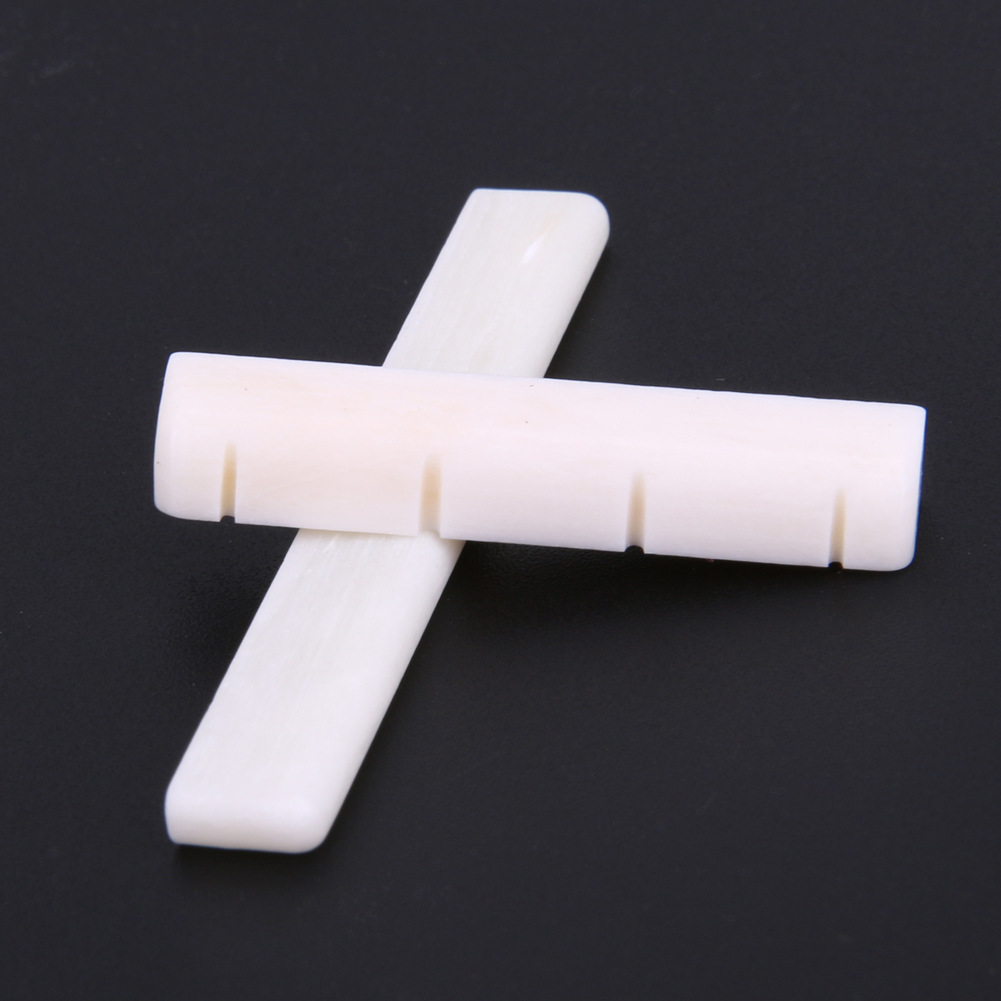 尤克里里牛骨上下琴枕 一套 纯牛骨琴桥琴