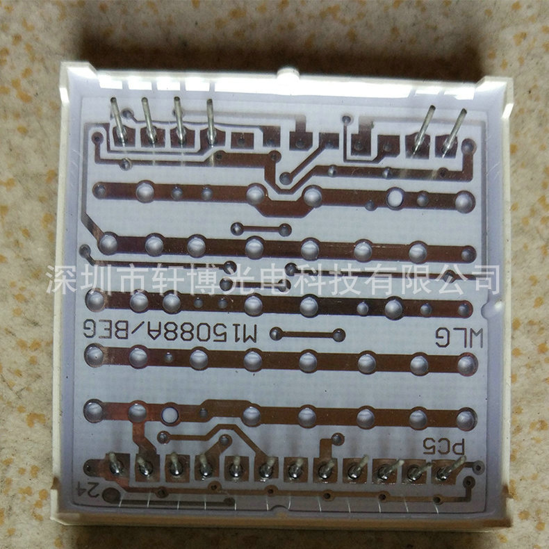 3.75点阵模块背面