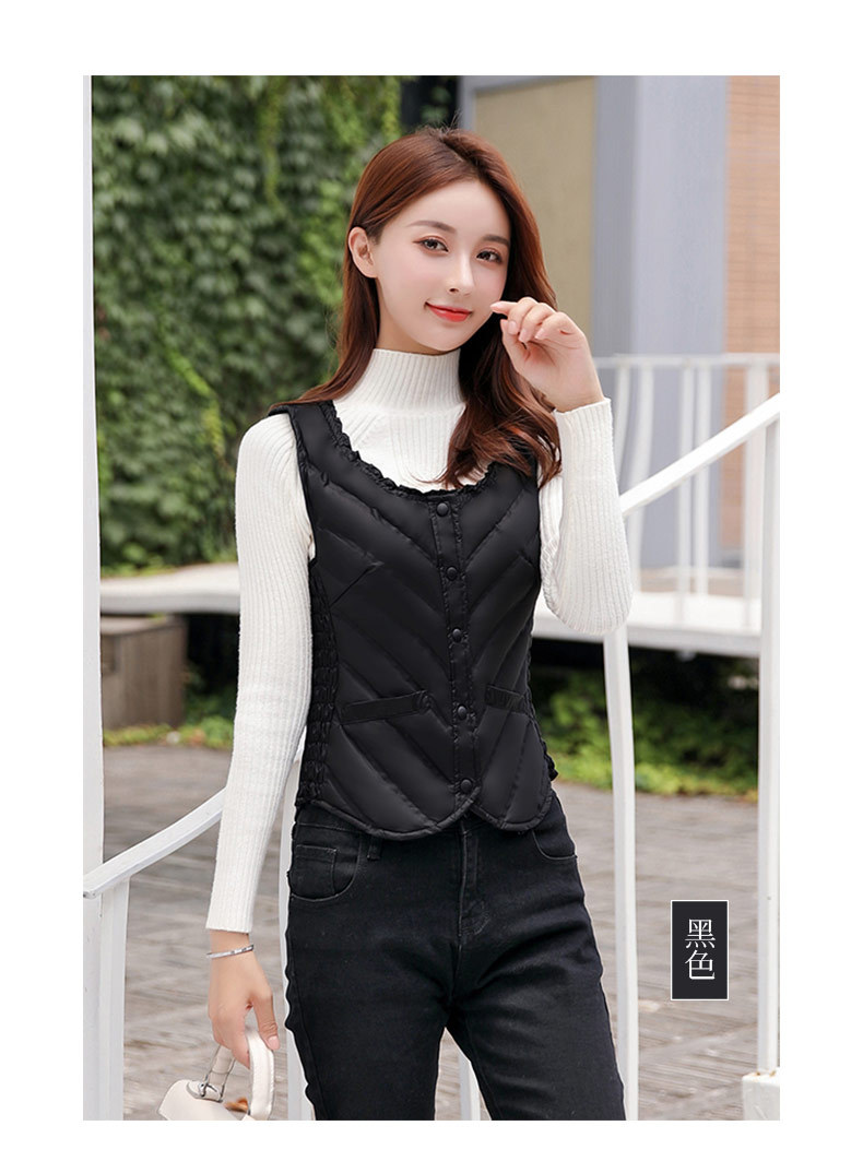 1608新款扣子马甲