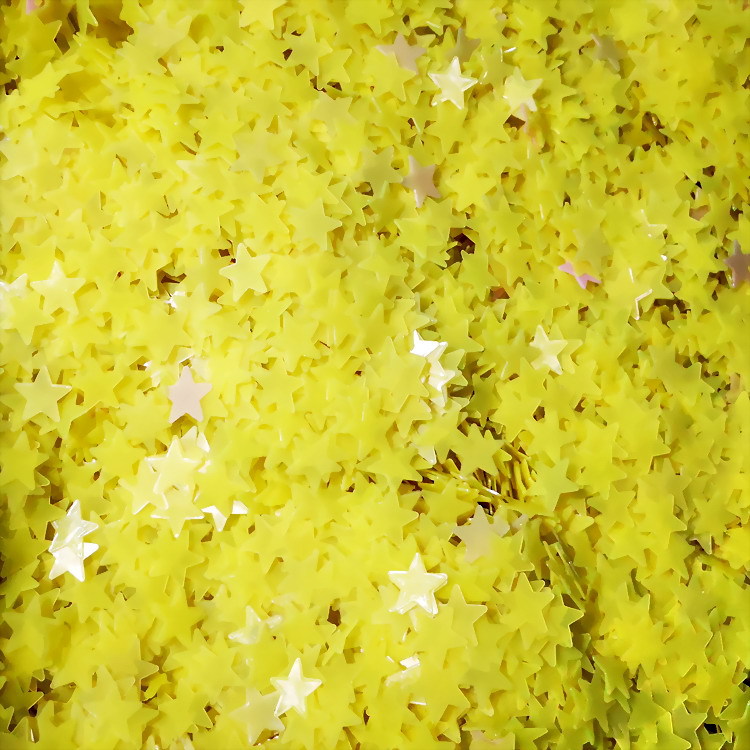 黄色-星星贴