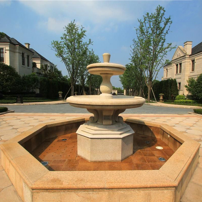 黄锈石景观喷泉