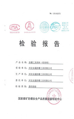 铝青铜检测报告1 001_副本