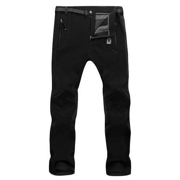 1658冲锋裤-男纯黑色