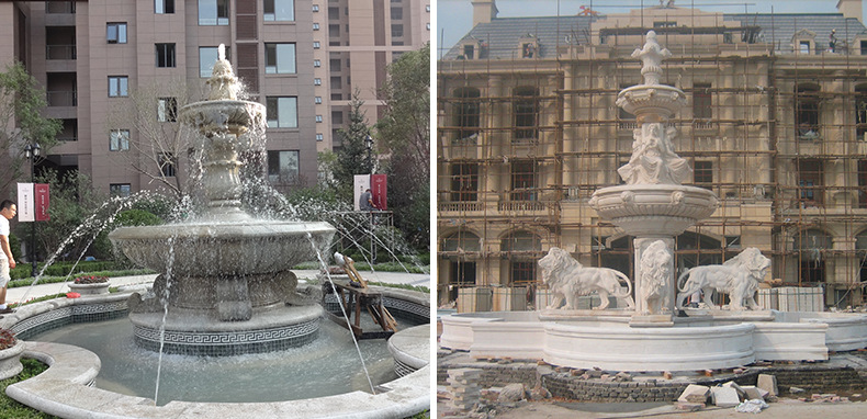 西贝雕刻厂 石雕喷泉 实景工程案例10.jpg