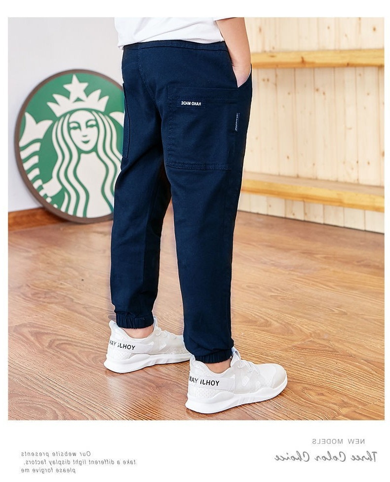 帮手主图-童装男童裤子韩版休闲裤儿童春秋长裤2019春装中大