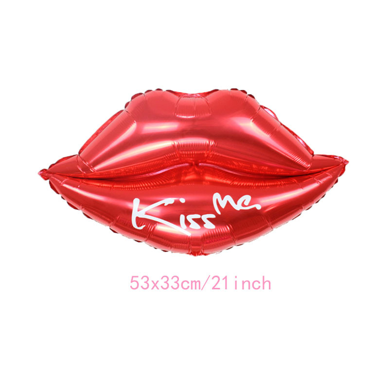 新款红色kiss嘴唇