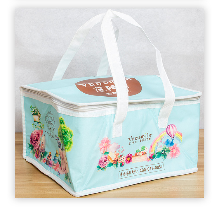 厂家现货野餐午餐保鲜便当包外卖送餐冰袋冰包无纺布保温袋定做