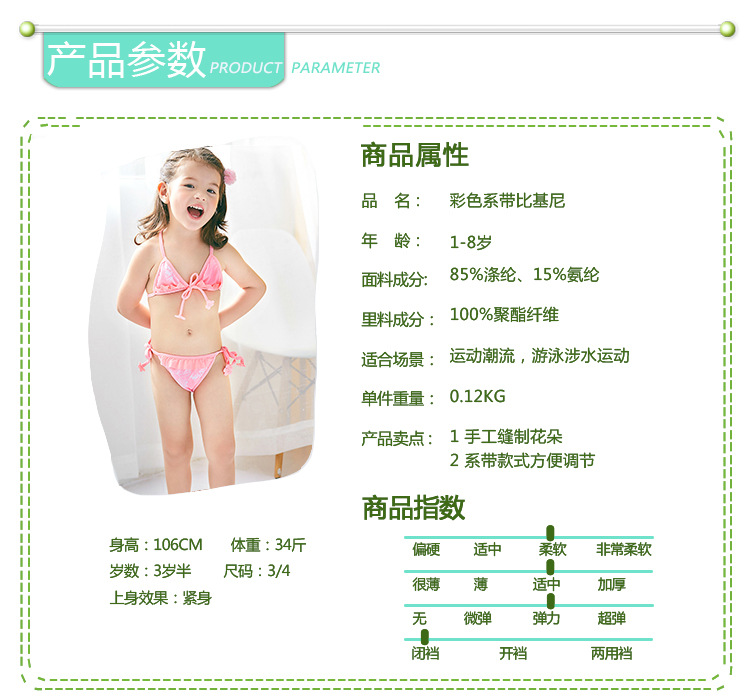 彩色系带比基尼 (1)
