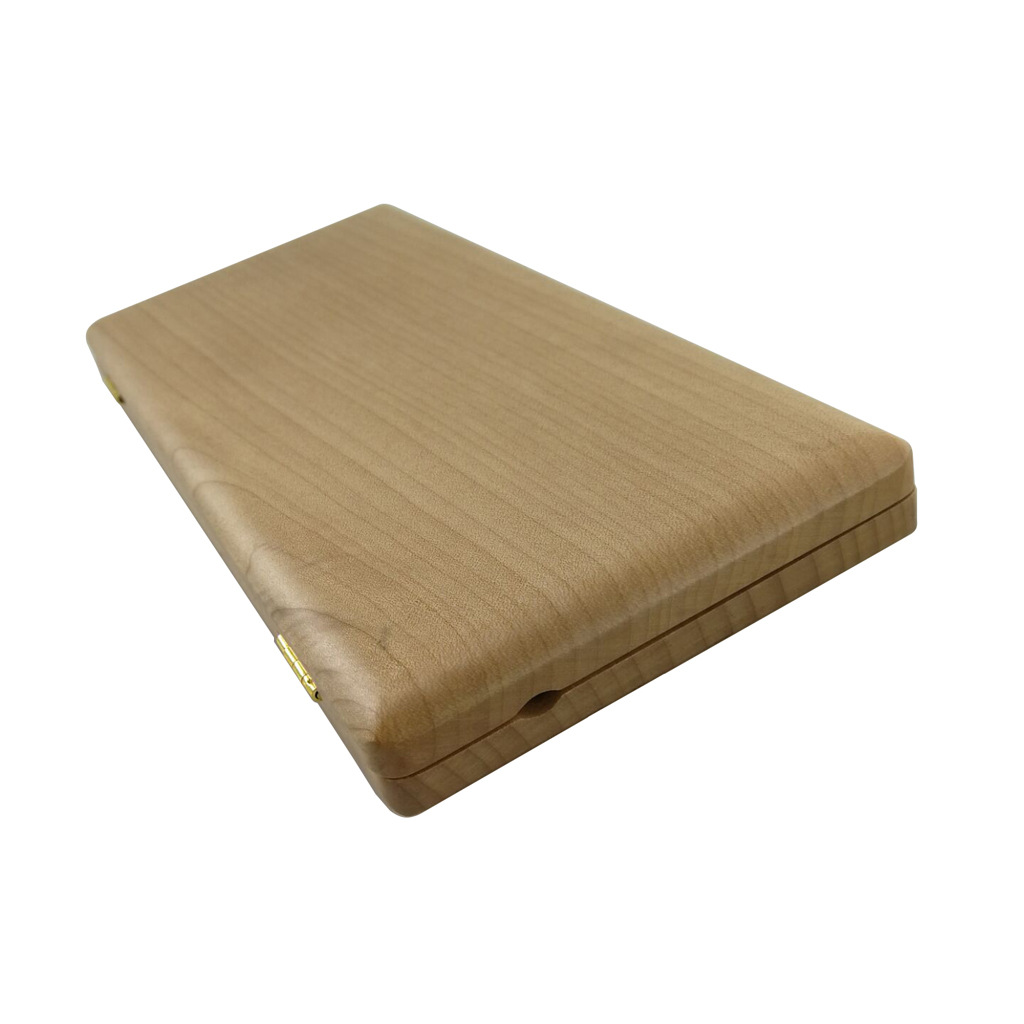 20只装实木双簧管哨片盒 原木色 枫木哨片盒子