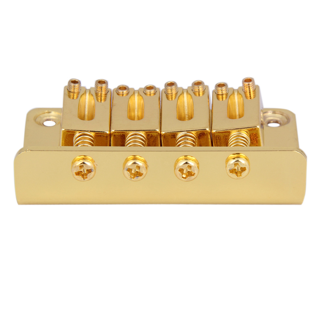 4弦电吉他琴桥 金色 电吉他 电贝司 尤克里里 乐