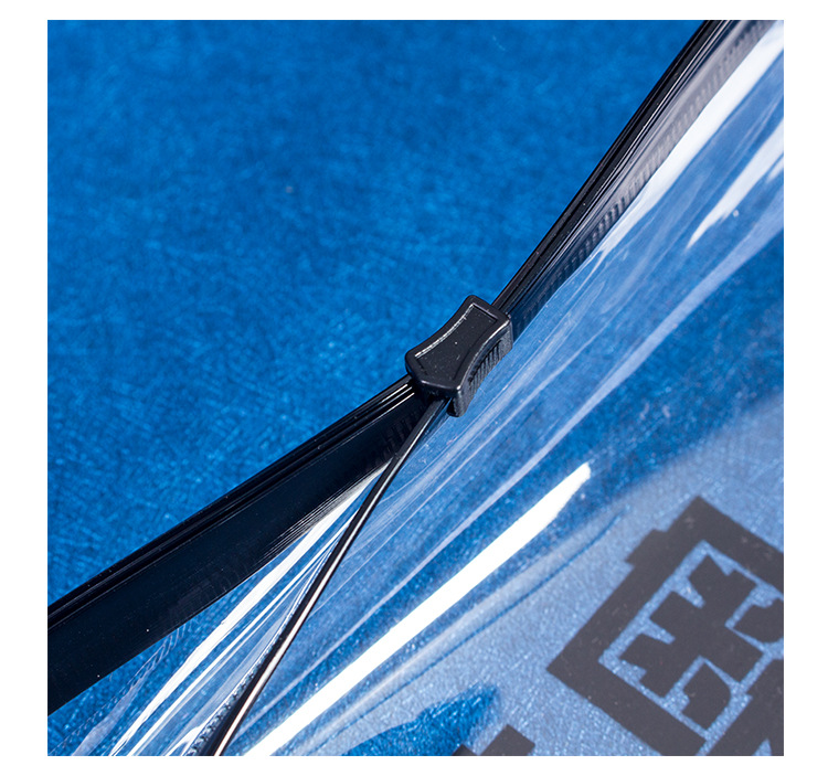 厂家直销透明商店内衣袜收纳防尘PVC塑料拉链袋现货可定制印logo