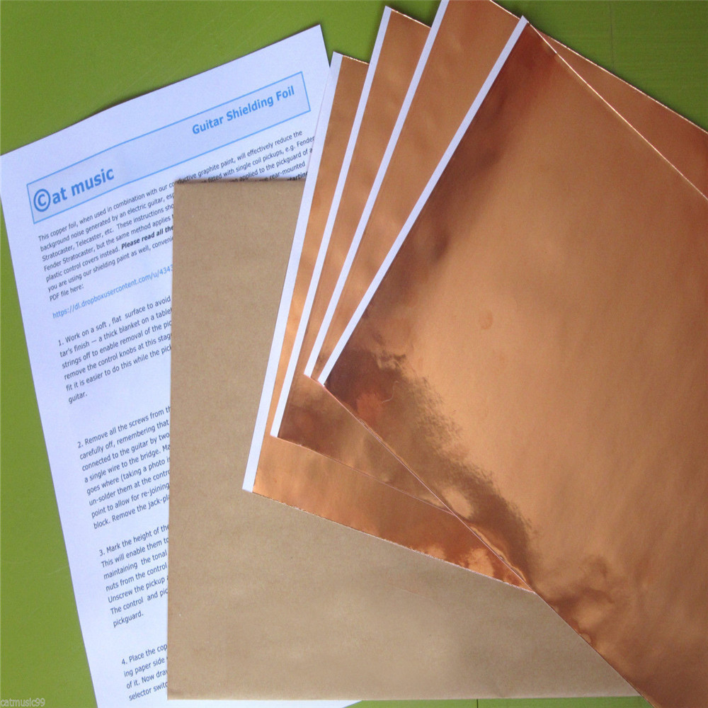 吉他屏蔽胶带单导铜箔片状隔热防水EMI多规格