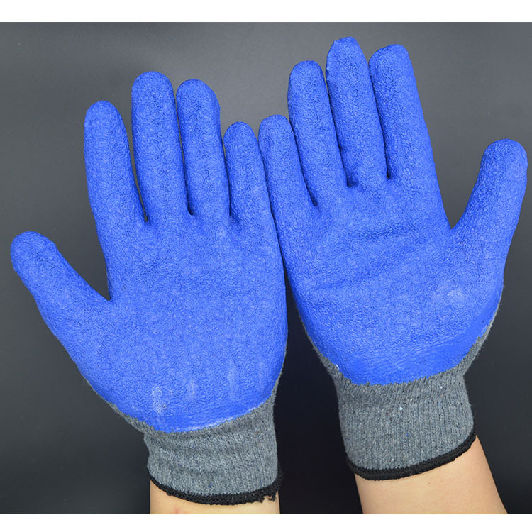 北极星皱纹防滑耐磨玻璃厂手套