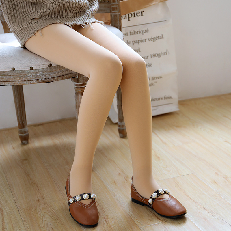 帮手SKU图-女童连裤袜加绒冬季保暖儿童打底裤加厚外穿可乐裤