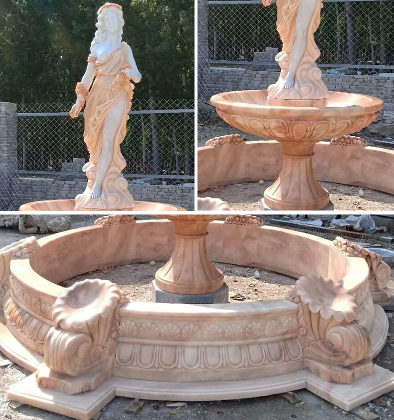 石雕欧式人物流水喷泉