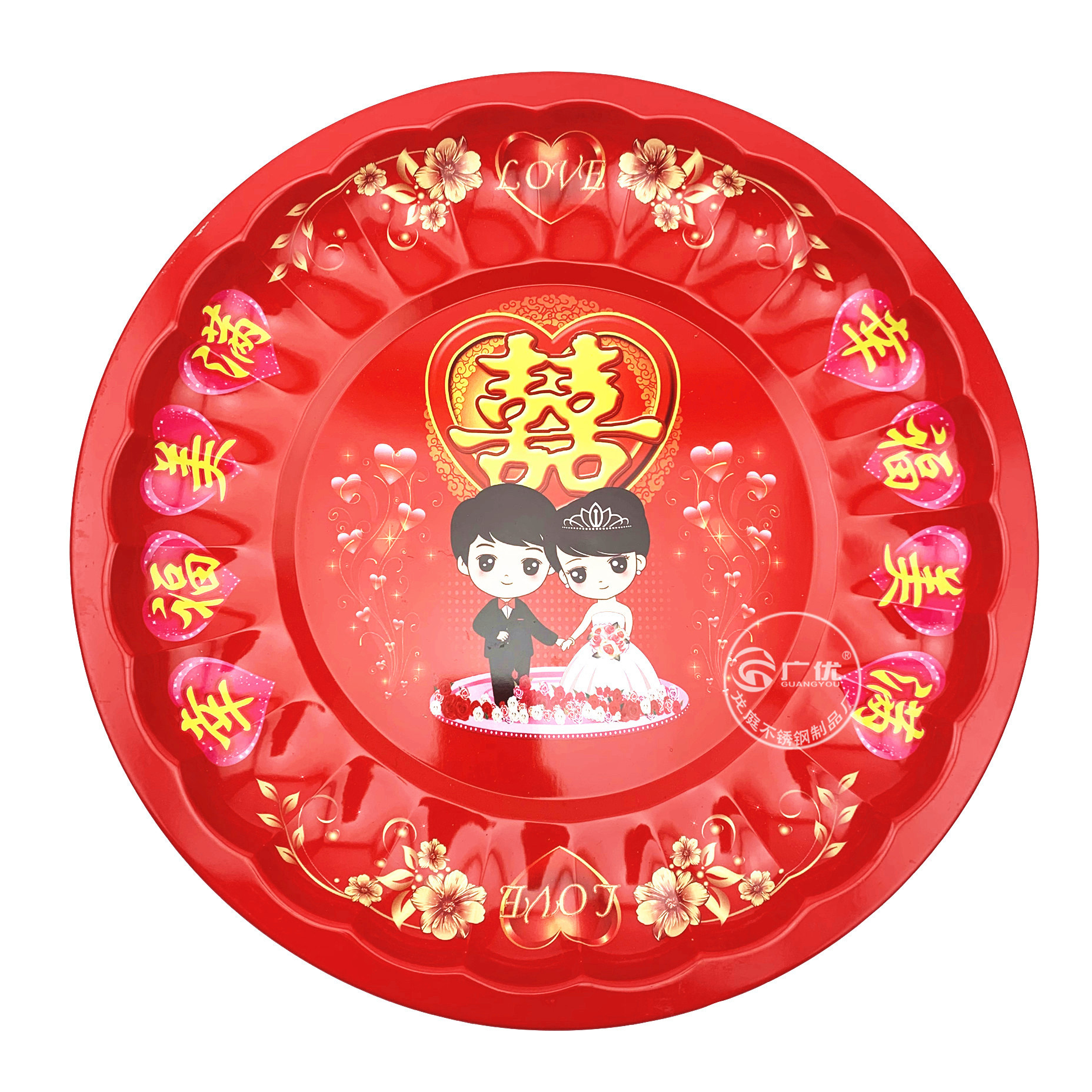 百合盘-幸福美满