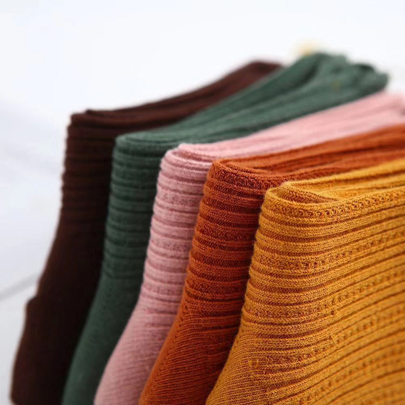 木耳边双针女袜5