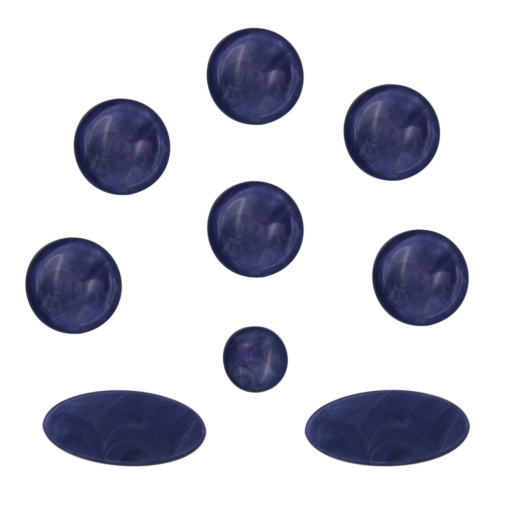 萨克斯按扣 3套一卖蓝色卡其色 米黄色