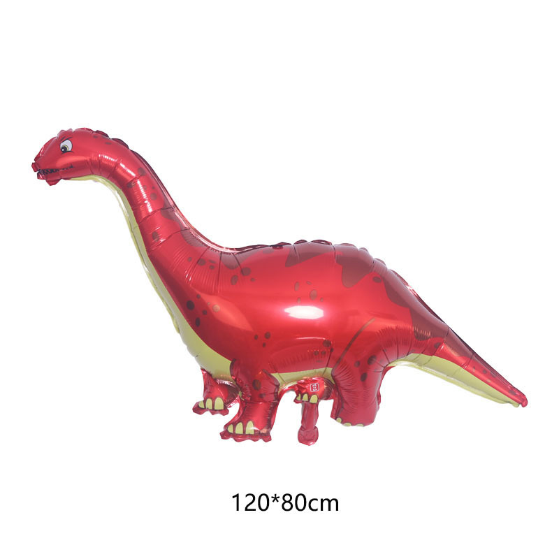 红色长颈恐龙