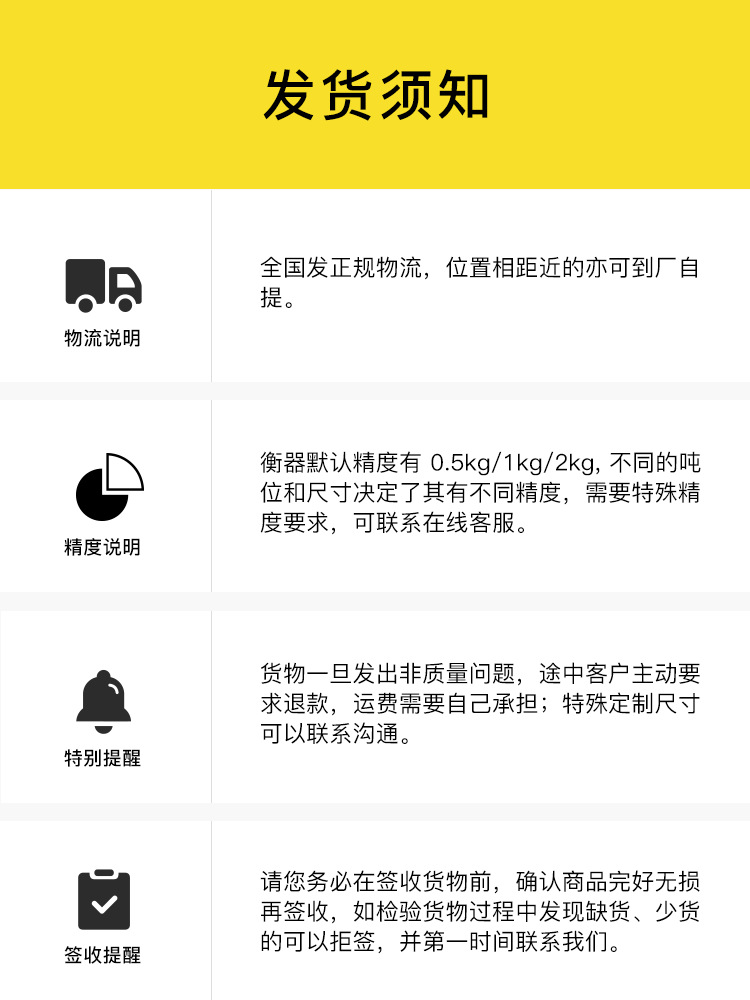 发货须知