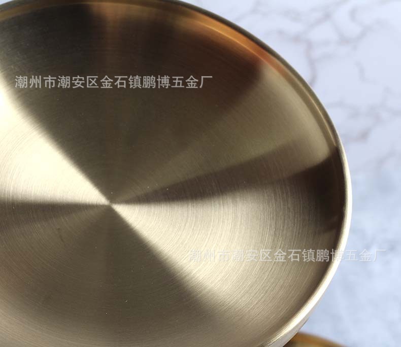 304金色加厚双层烤盘11