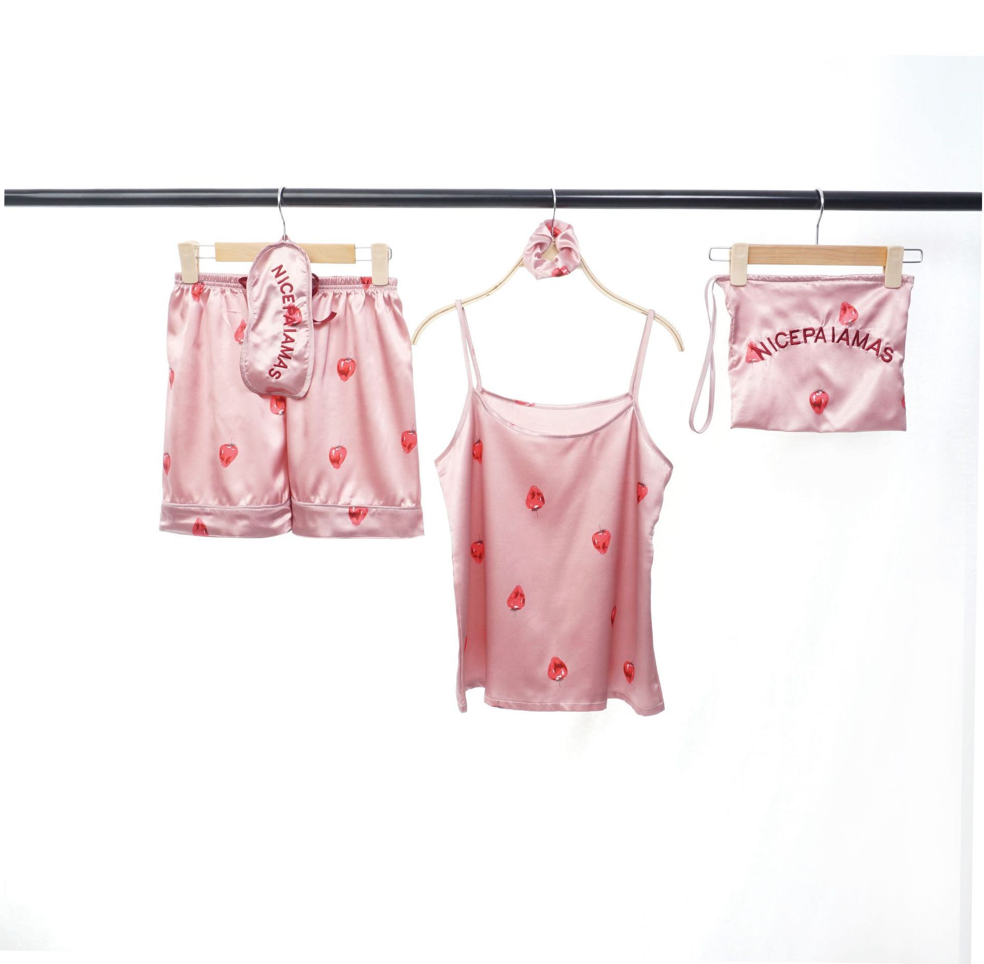 智贝详情图_13批发微商爆款草莓七件套仿真丝睡衣女春秋夏韩版