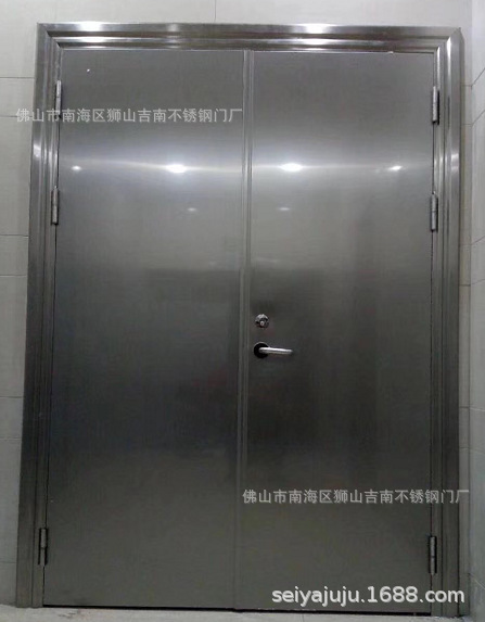 304不锈钢电房防火双门