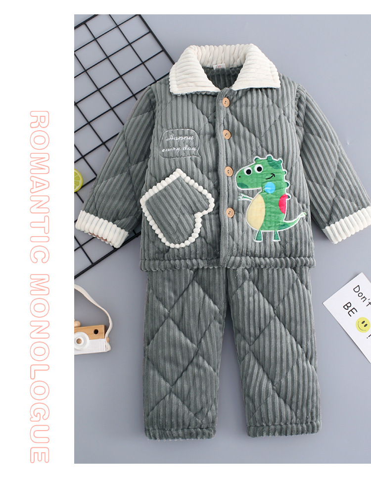 儿童加厚家居服