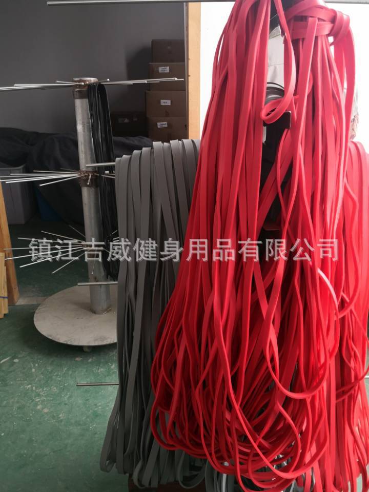 跨境专供工厂直销健身器材乳胶阻力带瑜伽拉力带 康复